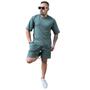 Imagem de Conjunto Camisa Oversized e Short Mauricinho Premium 