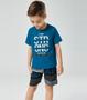 Imagem de Conjunto Camiseta com Bermuda Strong Rovitex Kids Azul