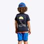 Imagem de Conjunto Camiseta e Bermuda Microfibra Beach Infantil Menino Banana Danger 52203