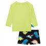 Imagem de Conjunto Camiseta e Sunga  Malha UV Dry com Proteção UV 50+ LucBoo