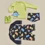 Imagem de Conjunto Camiseta e Sunga  Malha UV Dry com Proteção UV 50+ LucBoo