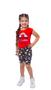 Imagem de Conjunto Camiseta + Short Infantil Menina Carinhosa