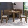 Conjunto Canto Alemão com Mesa e 2 Cadeiras Ameixa Negra - Móveis Canção Imagem de Conjunto Canto Alemão com Mesa e 2 Cadeiras Ameixa Negra
