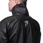 Imagem de Conjunto Capa de chuva Motoqueiro Tamanho P PVC 0,28mm Combate Com Gola Masculino Preto Pioneira - 2900-M-PRE-P