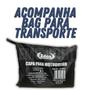 Imagem de Conjunto Capa de Chuva para Motoboy Impermeável com Faixa Refletiva e Capuz com Proteção Facial