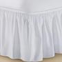 Imagem de Conjunto Capa para Colchão Impermeável Matelada Solteiro + Saia box Solteiro Branco
