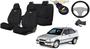 Imagem de Conjunto Capas Tecido Premium Kadett 1989+1999 + Volante + Chaveiro GM