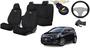 Imagem de Conjunto Capas Tecido Premium Sonic 2012 a 2014 + Volante + Chaveiro GM