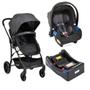 Imagem de Conjunto Carrinho De Bebê Convert - Dark Gray - Burigotto