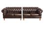 Imagem de Conjunto Chesterfield Duquesa Sofá 4 Lugares + 2 Poltronas Retrô Vintage