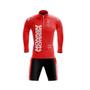 Imagem de Conjunto Ciclismo Bermuda e Camisa Manga Longa GPX Ferrari