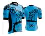 Imagem de Conjunto Ciclismo Camisa C/ Proteção UV e Bermuda C/ Proteção em Gel + Par de Luvas Kode + Par de Manguitos + Bandana
