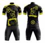 Imagem de Conjunto Ciclismo Camisa e Bermuda C/ Forro Gel