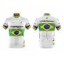 Imagem de Conjunto Ciclismo Camisa Proteção Uv e Bermuda + Óculos Esportivo +  Manguito + Bandana