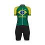 Imagem de Conjunto Ciclismo Feminino Asw Cbc Verde E Preto-Gg