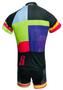 Imagem de Conjunto Ciclismo Feminino Bermuda e Camisa Colors