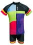 Imagem de Conjunto Ciclismo Feminino Bermuda e Camisa Colors