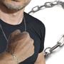 Imagem de Conjunto Colar E Pulseira Prata Aço Inox Vários Modelos