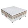 Imagem de Conjunto colchão cama box fit branco queen 158x198x69 splendor top orthocrin espuma certificada
