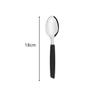 Imagem de Conjunto Colher de Mesa com Cabo Preto 6 Pças Inox - Gp Inox
