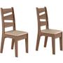 Imagem de CONJUNTO COM 02 CADEIRAS ITALIA Amendoa 51C