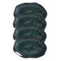 Imagem de Conjunto com 04 Travessas Oval Rasa Média 30x20 cm Orgânico Oceano Porto Brasil