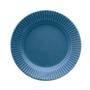 Imagem de Conjunto com 06 Pratos Rasos Biona Canelé Azul 24cm