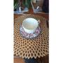 Imagem de Conjunto com 06 Xicaras de  Cha Br C/ Pires Coral Glabes - Alleanza
