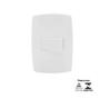 Imagem de Conjunto com 1 Interruptor 10A 250V - ILUMI
