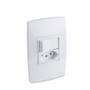 Imagem de Conjunto com 1 Interruptor e 1 Tomada Rubi Tripolar Branco 10A 250V - Force Line