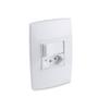 Imagem de Conjunto com 1 Interruptor e 1 Tomada Rubi Tripolar Branco 10A 250V - Force Line