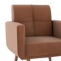Imagem de Conjunto com 1 Poltrona e 1 Puff Havana Cobre
