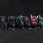 Imagem de Conjunto com 10 Bonecos de Ação Gojira Godzilla em PVC (3-8cm)