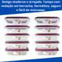 Imagem de Conjunto com 12 Potes Plástico Herméticos Com Válvula Micro Ondas Sanremo Livre BPA