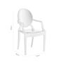 Imagem de Conjunto com 2 Cadeiras de Plástico Wind Branco