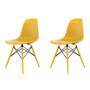 Imagem de Conjunto com 2 Cadeiras Eames Amarelo Lumi Dsw-Inj