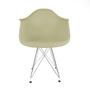 Imagem de Conjunto Com 2 Cadeiras Eames Com Braço Eiffel Fendi Empório Tiffany Base Aço Cromado