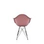 Imagem de Conjunto Com 2 Cadeiras Eames Com Braço Eiffel Rosa Empório Tiffany Base Preta