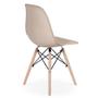 Imagem de Conjunto com 2 Cadeiras Eames Nude - Base Madeira Natural