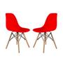 Imagem de Conjunto com 2 Cadeiras Eames Prizi Lake - Vermelha