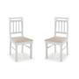 Imagem de Conjunto Com 2 Cadeiras em Madeira Maciça Mv Outlet