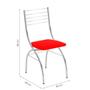 Imagem de Conjunto com 2 Cadeiras Fiumicino Vermelho