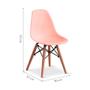 Imagem de Conjunto com 2 Cadeiras Infantis Eames Rosa