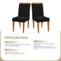 Imagem de Conjunto com 2 Cadeiras Luanda Veludo Redenobre