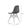 Imagem de Conjunto com 2 Cadeiras para Sala de Jantar Eames Pp Dsw Inj