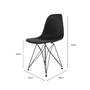 Imagem de Conjunto com 2 Cadeiras para Sala de Jantar Eames Pp Eiffel