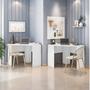 Imagem de Conjunto com 2 Escrivaninhas de Canto 90x90 Cubic