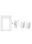 Imagem de Conjunto com 2 Interruptores Simples + Tomada 20A Evidence Branco Fame 2922