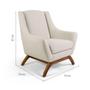 Imagem de Conjunto com 2 Poltronas Marjorie Bege