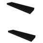 Imagem de Conjunto com 2 Prateleiras Corp Preto 50 cm